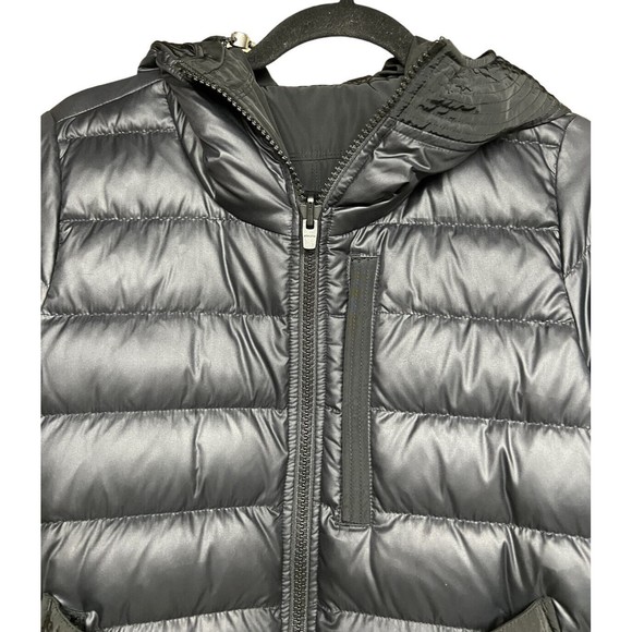 Athleta‎ Snow Down Reversible Parka Jacket Black Women’s Size XS - Picture 5 of 12